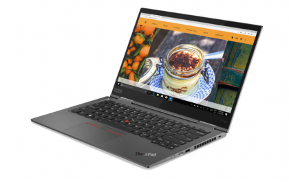 Laptop Lenovo ThinkPad X1 Yoga Gen 5, Procesor Intel® Core™ i5-10210U up to 4.20GHz, 14" FHD(1920x1080)IPS 400nits anti-reflection/anti-smudge Touch, ram 16 GB 2133MHz LPDDR3, 256GB SSD M.2 2280 PCIe NVMe,Intel UHD Graphics,culoare Iron Grey,Windows10 Pro