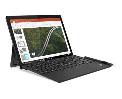 Laptop Lenovo ThinkPad X12 Detachable, Procesor Intel® Core™ i5-1130G7 up to 4.0GHz, 12.3" FHD (1920x1280) IPS 400nits anti-reflection /anti-smudge, ram 16GB soldered 4266MHz DDR4, 512GB SSD M.2 2242 PCIe NVMe, Intel Iris® Xe Graphics, Windows10 Pro 
