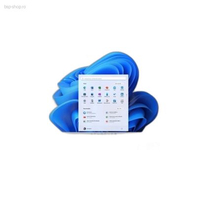 Ecran OLED laptop ASUS ZenBook A14 OLED UX3407RA-QD026X afisand interfata Windows.