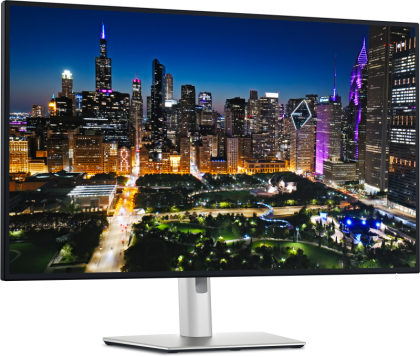 Monitor Led Dell U3225QE Ultra Sharp, 32" 4K (3840x2160) IPS, 5ms, 120Hz, culoare silver