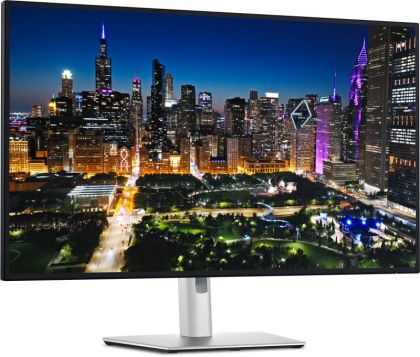 Monitor Led Dell U3225QE Ultra Sharp, 32" 4K (3840x2160) IPS, 5ms, 120Hz, culoare silver