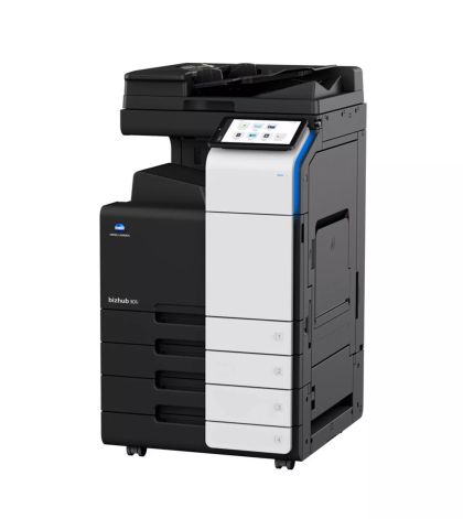 Imprimanta multifunctionala laser monocrom A3, Konica Minolta Bizhub 301i ,30 ppm, duplex, 1200x600 dpi, 2 casete hartie de 500 coli, tava bypass de 150 de coli, Retea, USB, RAM 2GB, HDD 256GB