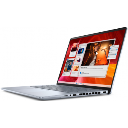 Laptop Dell Inspiron Plus 7640, Procesor Intel Core Ultra 7-155H up to 4.8GHz, 16.0" WQXGA (2560x1600)IPS Anti-Glare 120Hz, 300nits, RAM 32GB(2x16GB)5600MHz DDR5, 1TB SSD M.2 PCIe NVMe, NVIDIA GeForce RTX 4060 8GB GDDR6, culoare Ice Blue, Windows 11 Pro