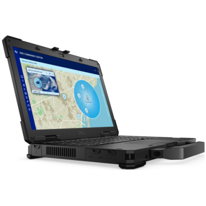 Laptop Dell Pro Rugged RB14250, Procesor Intel Core Ultra 7-165U up to 4.90GHz, 14" FHD (1920x1080) Anti-Glare 400 nits, RAM 16GB (2x8GB) 5600MHz DDR5, 512GB SSD M.2 PCIe NVMe, Intel Graphics, culoare black, Windows 11 Pro