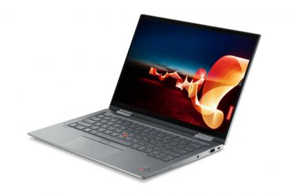 Laptop ThinkPad X1 Yoga Gen 6, Procesor i7-1165G7 up to 4.7GHz, 14" WUXGA (1920x1200) IPS 400nits anti-glare touch, ram 16GB soldered 4266MHz LPDDR4x, 512GB SSD M.2 PCIe 4.0 NVMe, Intel Iris Xe Graphics, culoare Grey, Windows10 Pro 