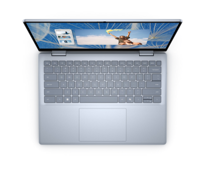 Laptop Dell Inspiron 7440 2-in-1, Procesor Intel Core 7 150U up to 5.4GHz, 14" FHD+ (1920x1200) IPS Touch Anti-Glare 250 nits, RAM 16GB (2x8GB) DDR5 5200MHz, 1TB SSD M.2 PCIe NVMe, Intel Graphics, culoare gri, Windows 11 Pro