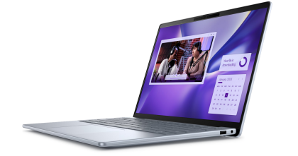 Laptop Dell Inspiron 7441 Plus, Procesor Qualcomm® Snapdragon® X Plus X1P-64-100 up to 3.4GHz, 14" QHD+(2560x1600) IPS touch 400nits, ram 16GB 8448MHz LPDDR5x, 512GB M.2 PCIe NVMe, Qualcomm® Adreno™ GPU, culoare Ice Blue, Windows11 Pro