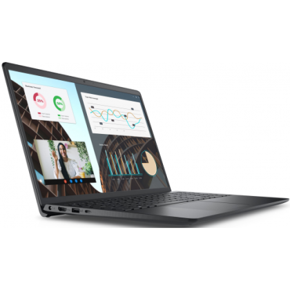 Laptop Dell Vostro 3530, Procesor Gen 13th Intel Core i5-1334U up to 4.6GHz, 15.6 inch FHD (1920x1080) Anti-Glare 120Hz 250 nits, RAM 8GB (1x8GB) 2666MHz DDR4, 512GB SSD M.2 PCIe NVMe, Intel UHD Graphics, culoare negru, Windows 11 Pro