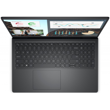 Laptop Dell Vostro 3530, Procesor Gen 13th Intel Core i5-1334U up to 4.6GHz, 15.6 inch FHD (1920x1080) Anti-Glare 120Hz 250 nits, RAM 8GB (1x8GB) 2666MHz DDR4, 512GB SSD M.2 PCIe NVMe, Intel UHD Graphics, culoare negru, Windows 11 Pro
