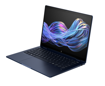 Laptop HP EliteBook X Flip G1i, Procesor Intel Core Ultra 5 226V up to 4.5Ghz, 14" WUXGA (1920x1200)  IPS touch, 400nits, ram 16GB 8533MHz LPDDR5x, 512GB SSD M.2 PCIe NVMe, Intel® Arc™ Graphics, culoare blue, Windows11 Pro