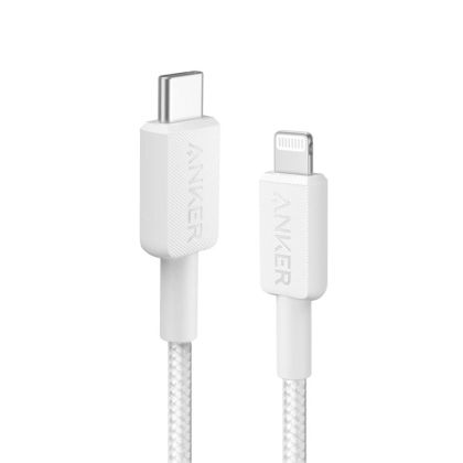 Cablu USB-C - Litghtning Anker 1.8m, alb