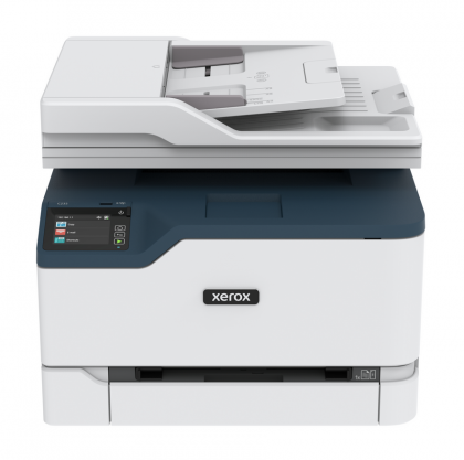 Imprimanta multifunctionala laser color Xerox C235V_DNI, Print/Copy/Scan/Fax, A4, Viteza: 22 ppm, Rezolutie Imprimare 600 x 600 dpi, calitate culoare de 4800, Procesor 1 GHz Dual Core, memorie 512 MB, limbaje imprimate PCL