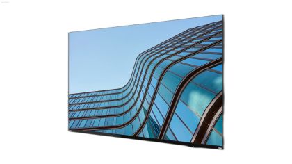  Continut exemplu pentru display Lenovo ThinkVision E55 LFD imagine arhitecturala abstracta.