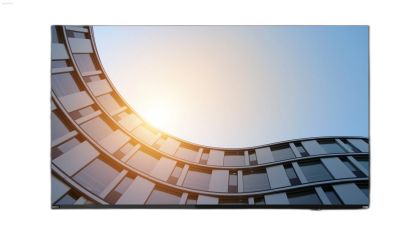 Profil lateral display profesional Lenovo ThinkVision E65 LFD aratand designul subtire.