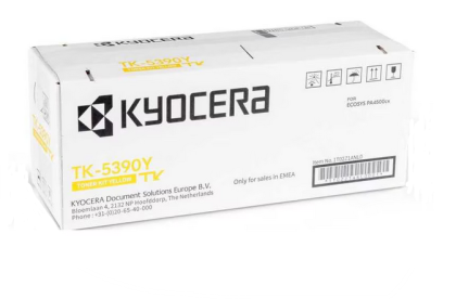 Toner original Kyocera TK-5390Y, culoare yellow pentru Kyocera ECOSYS PA4500cx, capacitate 13.000 pagini