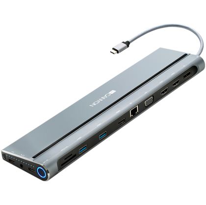CANYON hub DS-9 14in1 USB-C Space Grey