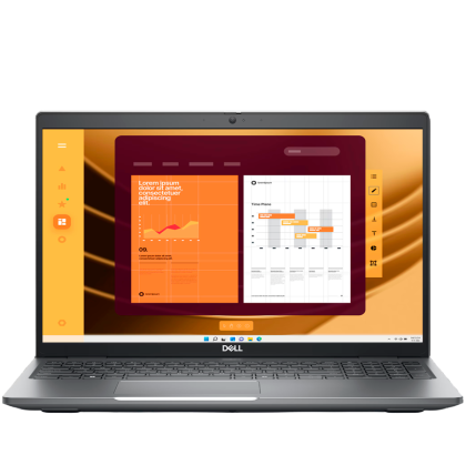 Laptop Dell Latitude 5550, Procesor Intel Core Ultra 7 165U up to 4.9GHz, 15.6" FHD (1920x1080) anti-glare 250nits, touch, ram 16GB (1x16) 5600MHz DDR5, 1TB SSD M.2 PCIe NVMe, Intel graphics, culoare grey, Windows11 Pro