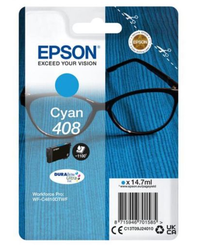 EPSON 408 CYAN INKJET CARTRIDGE