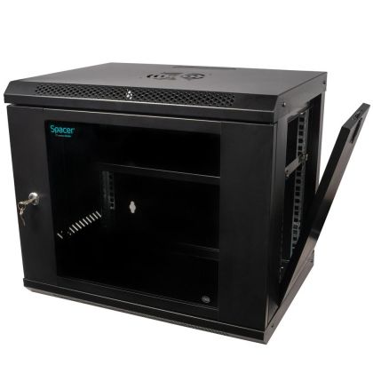 SPACER CABINET 19" 9U SPCW-9U-450-BK-02