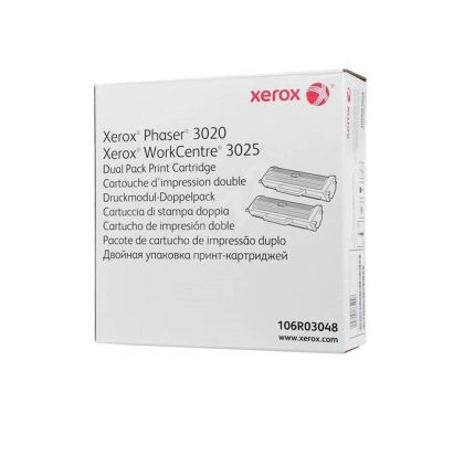 Toner original XEROX 106R03048, culoare black pentru Xerox Phaser 3020 , WorkCentre 3025, capacitate 3000 pagini