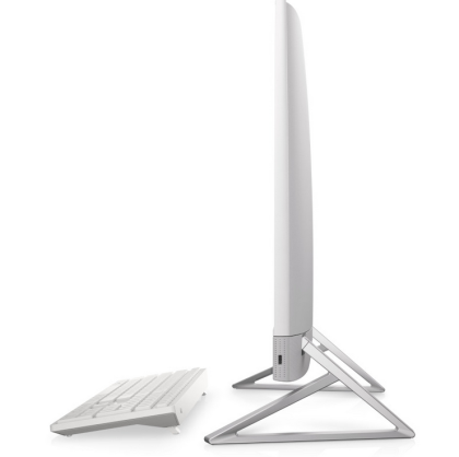 PC all-in-one Dell Inspiron 5430, Procesor Intel Core Ultra 5 120U up to 5.0 GHz, 23.8" FHD (1920x1080) IPS anti-glare 250 nits, touch, ram 16GB (2x8GB) 3200MHz DDR4, 1TB SSD M.2 PCIe NVMe, Intel Graphics, culoare White, Windows 11 Pro