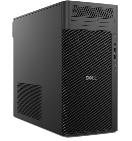 Desktop Dell Pro Max Tower T2 FCT2250, Procesor Intel Core Ultra 9 285K up to 5.7GHz, ram 64GB (2x32GB) 5600MHz DDR5, 1TB SSD M.2 PCIe NVMe, Intel Graphics, culoare black, Windows11 Pro