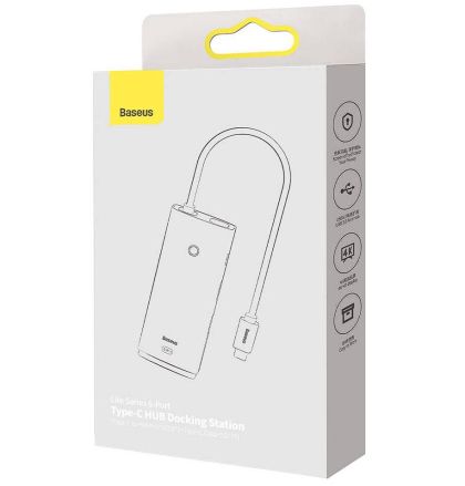 Dock Baseus Lite Type-C, negru