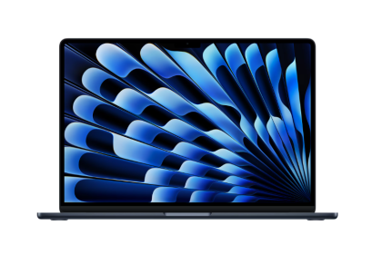 Laptop Apple MacBook Air 15", Procesor Apple M4 CPU cu 10 nuclee, GPU cu 10 nuclee, 15.3"(2880 x 1864) IPS 500nits, ram 16GB, 1TB SSD, tastatura INT, culoare Midnight, macOS Sequoia