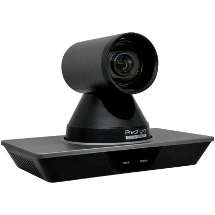 Prestigio Solutions Video Conferencing 4K PTZ Camera: 4K, 8.5MP, No mic, Connection via HDMI 2.0, USB 3.0 or RJ45