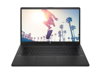 Laptop HP 17-cn3005nq, Procesor 13th Generation Intel Core i5 1334U up to 4.6GHz, 17.3" FHD (1920x1080) IPS anti-reflective 300nits, ram 16GB 3200MHz DDR4, 512GB M.2 PCIe NVMe, Intel® Iris™ Xe Graphics, culoare Black, DOS