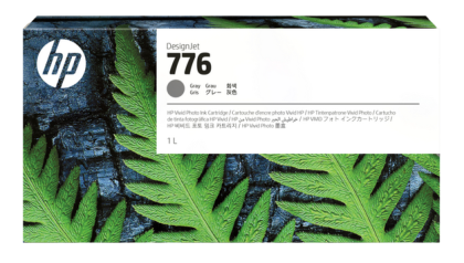 Cartus cerneala original HP 776, culoare gray ink cartridge, pentru Plotter HP DesignJet Z9+ Pro 64 inch, capacitate 1L.
