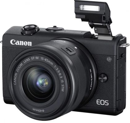 CAMERA FOTO EOS M200 BK KIT EF-M 15-45
