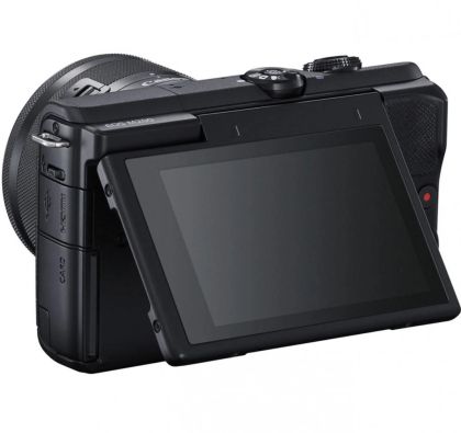 CAMERA FOTO EOS M200 BK KIT EF-M 15-45