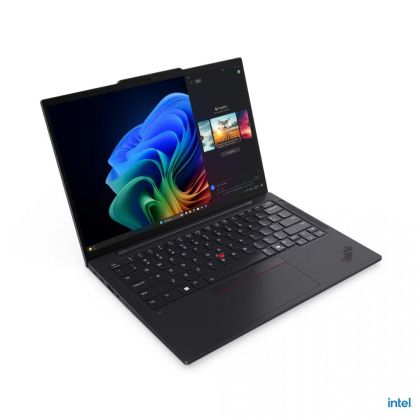 Laptop Lenovo ThinkPad T14 Gen 6 (Intel), Procesor Intel Core Ultra 7 255U up to 5.2GHz, 14" WUXGA (1920x1200) IPS anti-glare 400nits, ram 64GB(2x32GB)5600MHz DDR5, 1TB SSD M.2 PCIe NVMe, Intel® Graphics, culoare Black, Windows11 Pro