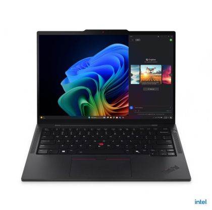 Laptop Lenovo ThinkPad T14 Gen 6 (Intel), Procesor Intel Core Ultra 7 255U up to 5.2Ghz, 14" WUXGA (1920x1200) IPS 500nits Anti-glare, ram 64GB(2x32GB)5600MHz DDR5, 1TB SSD M.2 PCIe NVMe,  Intel Graphics, culoare Black, Windows11 Pro