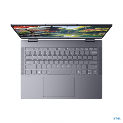 Laptop Lenovo IdeaPad 5 2-in-1 14IAL10, Procesor Intel Core Ultra 5 225H up to 4.9GHz,14" WUXGA(1920x1200)OLED 500nits (peak)/400nits (typical) Glossy, touch,ram 16GB soldered 8000Mhz LPDDR5x,1TB SSD M.2 PCIe NVMe,Intel Arc 130T GPU,culoare Grey,No OS