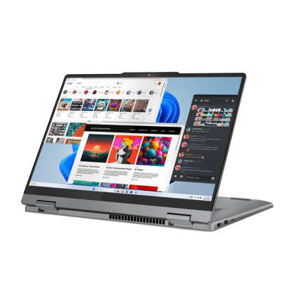 Laptop Lenovo IdeaPad 5 2-in-1 14IRH9, Procesor 13th Generation Intel Core i5 13420H up to 4.6GHz, 14" WUXGA (1920x1200) OLED 400nits Glossy, touch, ram 16GB soldered 5200Mhz LPDDR5x, 1TB SSD M.2 PCIe NVMe, Intel® UHD Graphics, culoare Grey, No OS