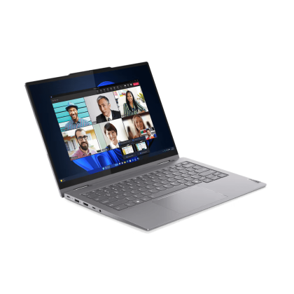 Laptop Lenovo ThinkBook 14 2-in-1 G4 IML, Procesor Intel Core Ultra 5 125U up to 4.3GHz, 14" WUXGA (1920x1200) IPS 300nits Glossy/Anti- fingerprint, touch, ram 16GB(1x16GB)5600MHz DDR5, 512GB SSD M.2 PCIe NVMe, Intel Graphics, culoare Grey, Windows11 Pro
