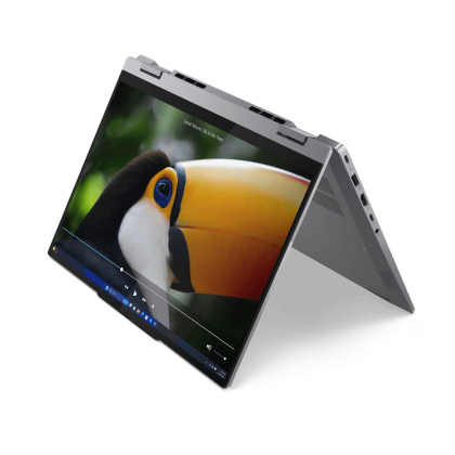 Laptop Lenovo ThinkBook 14 2-in-1 G4 IML, Procesor Intel Core Ultra 5 125U up to 4.3GHz, 14" WUXGA (1920x1200) IPS 300nits Glossy/Anti- fingerprint, touch, ram 16GB(1x16GB)5600MHz DDR5, 512GB SSD M.2 PCIe NVMe, Intel Graphics, culoare Grey, Windows11 Pro