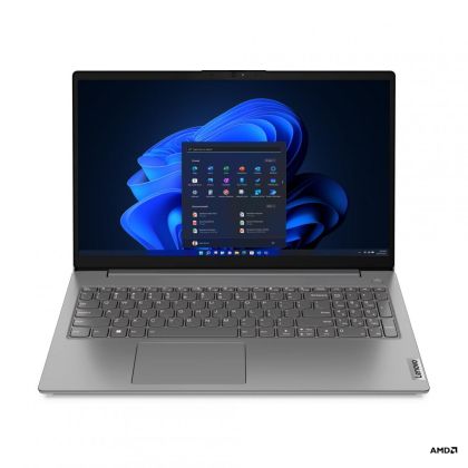 Laptop Lenovo Lenovo V15 G4 ABP, Procesor AMD Ryzen™ 7 7730U up to 4.5GHz, 15.6" FHD (1920x1080) IPS 300nits Anti- glare, ram 16GB (2x8GB) 3200MHz DDR4, 512GB SSD M.2 PCIe NVMe, AMD Radeon Graphics, culoare Grey, No OS 