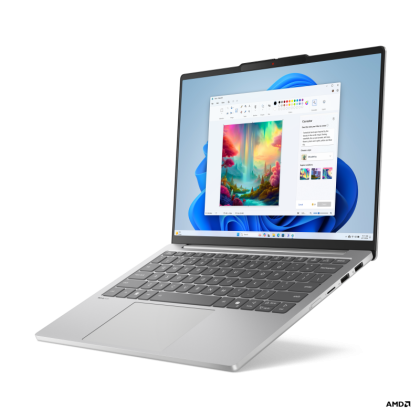 Laptop Lenovo IdeaPad Slim 5 13ARP10, Procesor AMD Ryzen™ 5 7535HS up to 4.55GHz, 13.3" WUXGA (1920x1200) IPS 400nits Anti-glare, ram 16GB soldered 6400Mhz LPDDR5x, 1TB SSD M.2 PCIe NVMe, AMD Radeon™ 660M Graphics, culoare Grey, No OS
