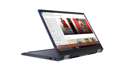 Laptop Lenovo Yoga 6 13ARE05, Procesor AMD Ryzen™ 5 4500U up to 4.0GHz, 13.3" FHD (1920x1080) IPS 300nits Glossy, Touch, ram 16GB soldered 3200MHz DDR4, 1TB SSD M.2 PCIe NVMe, AMD Radeon™ Graphics, culoare Blue, Windows10 Home