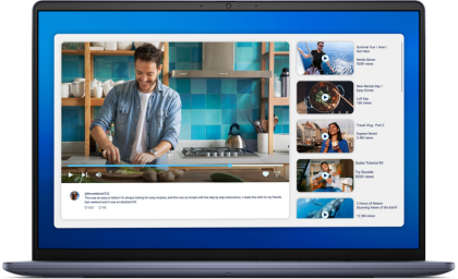 Laptop Dell 16 DC16251, Procesor Intel Core 7 150U up to 5.4Ghz, 16" FHD+ (1920x1200) IPS anti-glare 300nits, ram 32GB (2x16GB) 5200Mhz DDR5, 1TB SSD M.2 PCIe NVMe, Intel Graphics, culoare Albastru, Windows11 Pro