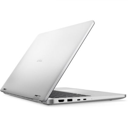 Laptop Dell PRO 14 Plus 2-in-1, Procesor Intel Core Ultra 7 268V vPro up to 5.0Ghz, 14" (1920x1200) IPS anti-glare 300nits, touch, ram 32GB onboard 8533Mhz LPDDR5x, 1TB SSD M.2 PCIe NVMe, Intel Arc graphics, culoare Silver, Windows11 Pro