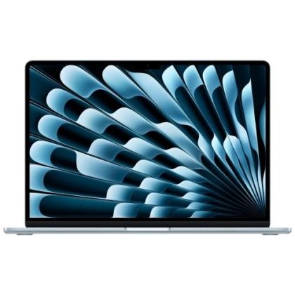 Laptop Apple MacBook Air 15", Procesor Apple M4 CPU cu 10 nuclee, GPU cu 10 nuclee, 15.3"(2880 x 1864) IPS 500nits, ram 32GB, 512GB SSD, tastatura INT, culoare Sky Blue, macOS Sequoia