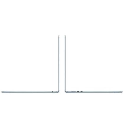 Laptop Apple MacBook Air 15", Procesor Apple M4 CPU cu 10 nuclee, GPU cu 10 nuclee, 15.3"(2880 x 1864) IPS 500nits, ram 24GB, 1TB SSD, tastatura INT, culoare Sky Blue, macOS Sequoia
