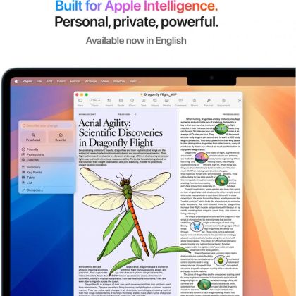 Laptop Apple MacBook Air 13", Procesor Apple M4 CPU cu 10 nuclee, GPU cu 10 nuclee, 13.6"(2560 x 1664) IPS 500nits, ram 16GB, 1TB SSD, tastatura INT, culoare Midnight, macOS Sequoia