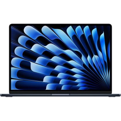 Laptop Apple MacBook Air 15", Procesor Apple M4 CPU cu 10 nuclee, GPU cu 10 nuclee, 15.3"(2880 x 1864) IPS 500nits, ram 32GB, 1TB SSD, tastatura INT, culoare Midnight, macOS Sequoia