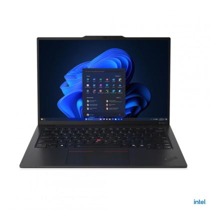 Laptop Lenovo ThinkPad X1 Carbon Gen 13 Aura Edition, Procesor Intel Core Ultra 7 265U up to 5.3Ghz, 14" 2.8K(2880x1800)OLED 500nits AG/AR/AS,touchscreen,ram 64GB soldered 8400Mhz LPDDR5x,2TB SSD M.2 PCIe NVMe, Intel Graphics,culoare Black,Windows11 Pro