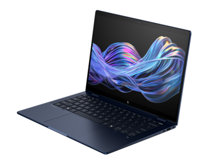 Laptop HP EliteBook X Flip G1i, Procesor Intel Core Ultra 5 228V up to 4.5GHz, 14" WUXGA (1920x1200) IPS anti-glare 400nits, touch, ram 32GB soldered 8533MHz LPDDR5x, 1TB SSD M.2 PCIe NVMe, Intel Arc Graphics, culoare albastru, Windows11 Pro